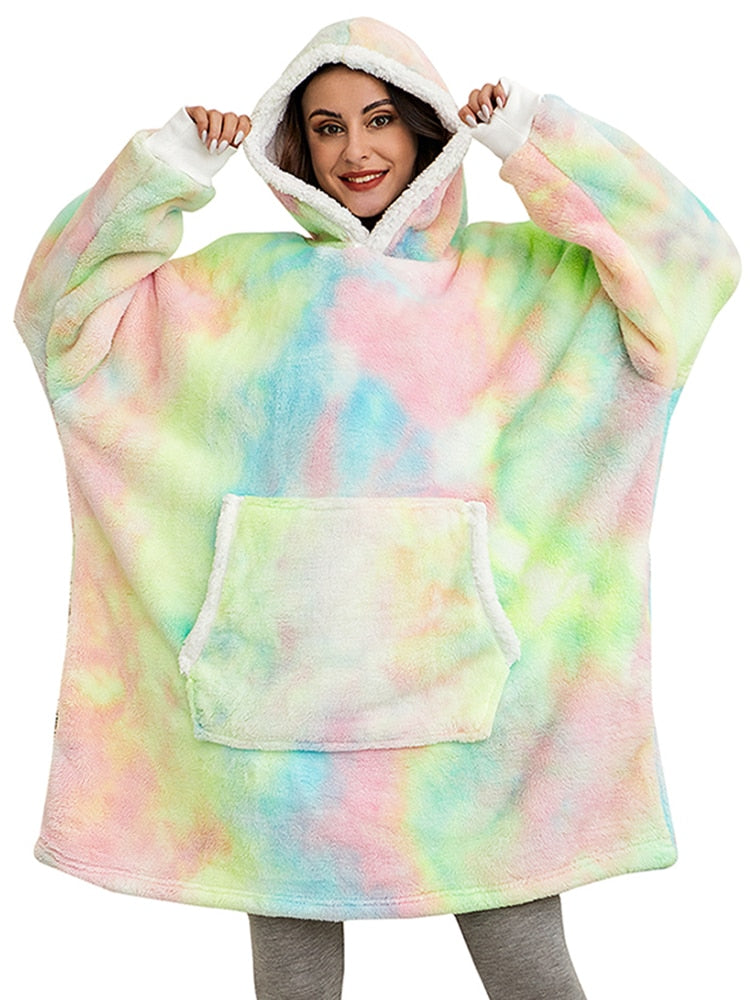 Oversized Hoodie Blanket