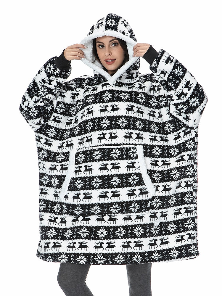 Oversized Hoodie Blanket