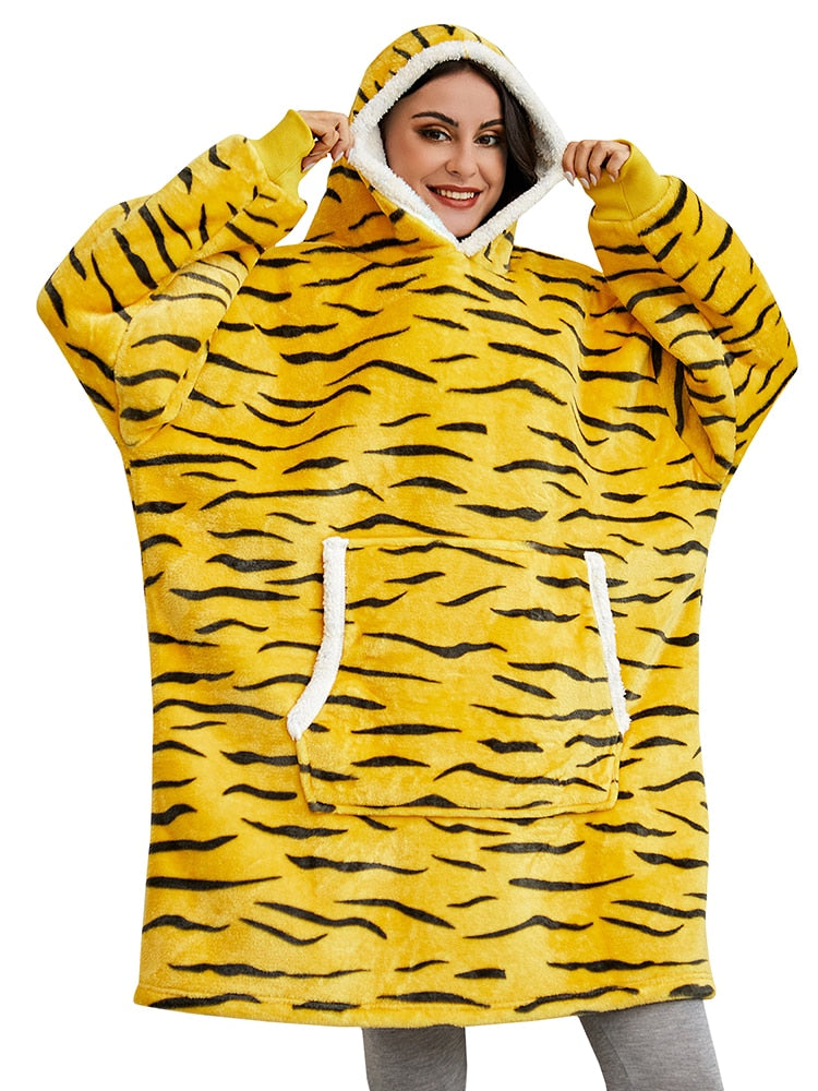 Oversized Hoodie Blanket