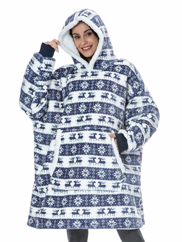 Oversized Hoodie Blanket