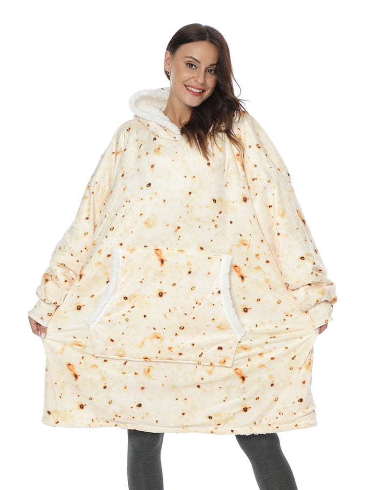 Oversized Hoodie Blanket